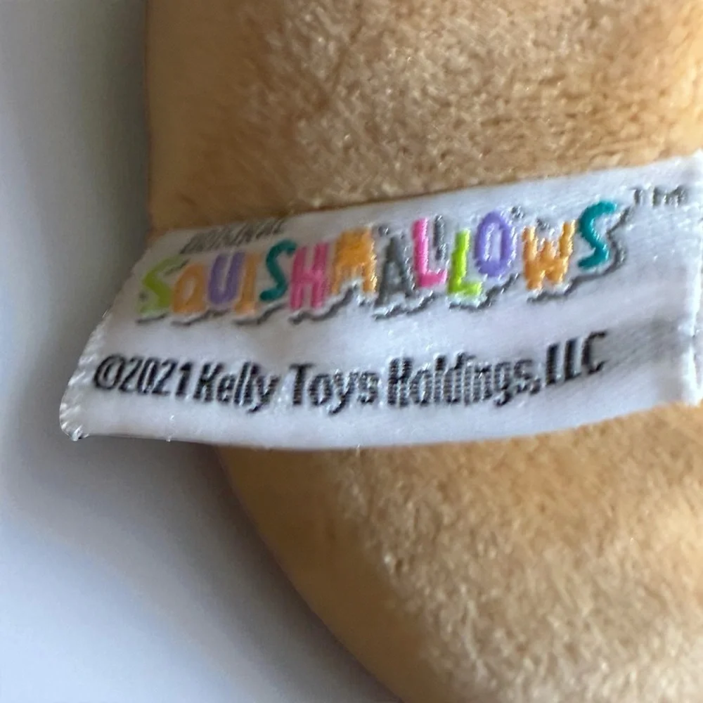 Squishmallows Brown and White Kids Slippers Size: 2 - 3